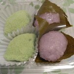 たなか遊花堂 - 桜餅、うぐいす餅。お花見にいいかもです。