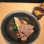 鉄板焼 にし田 - すき焼き風