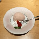 鉄板焼 にし田 - アイスクリーム