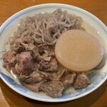 おでんやden - 【おでん①】牛筋、白滝、大根。