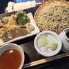 ソバキチ - 桜えびのかき揚げと季節野菜の海老天もり蕎麦