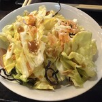 ソバキチ - 春キャベツと桜エビの塩昆布