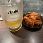 四ツ谷 つなぐ - ルービーにチーキム　鉄板