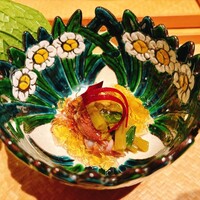 こまつ - 花わさびのおひたしとほたるいか