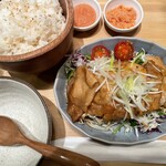 こめらく たっぷり野菜とお茶漬けと。 - 