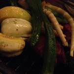 あじさわ - 蒸し野菜♪どれも新鮮でおいしかった～ｗ