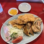 中華飯店憩松苑 - からあげ定食