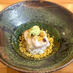 小判寿司 - 虎河豚 白子 しゃり 唐墨