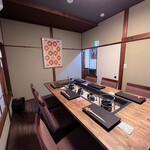 神楽坂 囲炉裏焼肉 祇園 - 2階6名個室