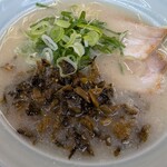 味心 - 塩とんこつ 高菜ラーメン　　810円
