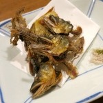 とく山 - ［５回目］頭と骨は唐揚げへ