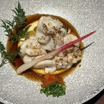 せいもん払い - したの柑橘系の果肉がいいアクセント