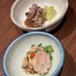 せいもん払い - この日のお通し最高だった。お通しは毎回違うのが良いです。