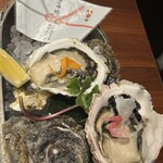 せいもん払い - 初物の岩牡蠣。