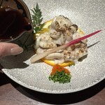 せいもん払い - 焼白子ぽん酢