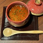 せいもん払い - 茶碗蒸し。中には白子が入ってます。これ好き美味しい〜。