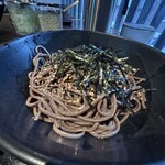 つけそば　周庵 - 太くて黒いそば