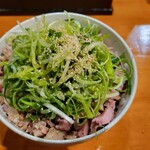 ラーメン 坊也哲 - ネギ豚