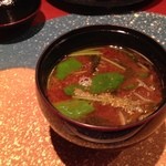 鮨座 醤の - 赤だし