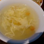 味鮮餃子 - 味鮮餃子 日本橋店 定食に付く溶き卵スープ