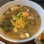 韓国式 ドゥンチョン しゃぶしゃぶ - ＊ 海鮮カルグクス定食（白だし）