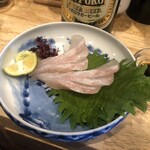 日本酒食堂SO-KEN - 愛媛真鯛造り700円