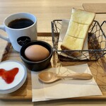 サーティーナインカフェ - ホットコーヒー、トーストセット
