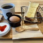 サーティーナインカフェ - ホットコーヒー、トーストセット