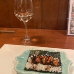 酒肴 新屋敷 - 炭火焼きうなぎの手巻き