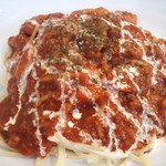 こもれびランチ ミートソースUP♪