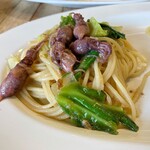 リトルネスト - ホタルイカと春キャベツのペペロンチーノ