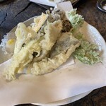 船場亭 - いわな天ぷら盛り。1,200円