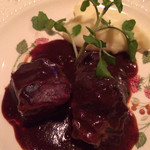 Wine Bar Ke Qoo - コース⑤牛ホホ肉の赤ワイン煮込み。
