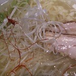 らぁめん シフク - 糸とうがらし・白髪ネギ・鶏チャーシュー