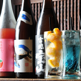 ドリンクメニューは幅広い品揃え！単品飲み放題もご用意◎