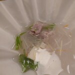 せんざん - 肉投入