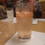 せんざん - 果肉梅サワー２