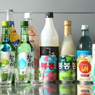 韓国の定番ドリンクから、馴染み深い定番の一杯まで勢揃い◎