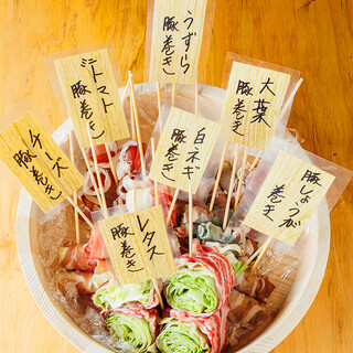 ボリューム満点！とっちゃん家おすすめ「野菜豚巻き」