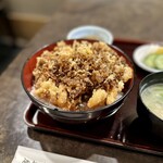 茅場町 長寿庵 - 小えびのかき揚げ天丼(3月)