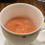 ヒグチ亭 - アミューズ　パプリカのムース