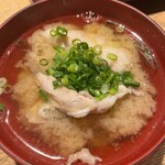 築地 男前鮓 - あら汁