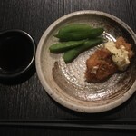 ほんのり家 - 枝豆と白身フライ　タルタルソース