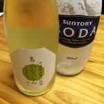 和室スイートプランのサービス。かわいい見かけでジュースかと思いきや、アルコール度数12%のリキュールです（2014年7月）