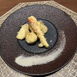 北こぶし知床 ホテル＆リゾート - 天ぷら〜揚げたてで、筍・山芋・海老・甘海老つくね