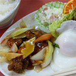 Ramen Katsura - 酢豚定食（土曜日は700円）