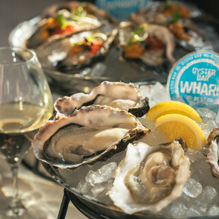 生牡蠣の盛り合わせ