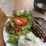 洋風食堂イチマルロク - ハンバーグ+レモンスカッシュ