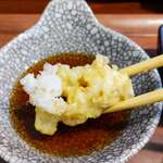 よりみち食堂 - レンコンの天ぷら（アップ）