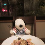 ビストロ ティアボ - とってもいいにおい～コクのあるスープで煮込まれていて、
      こしょうなどのスパイスもバランス良くきいてるね。
      
      ちびつぬ「これも美味しいわ～」